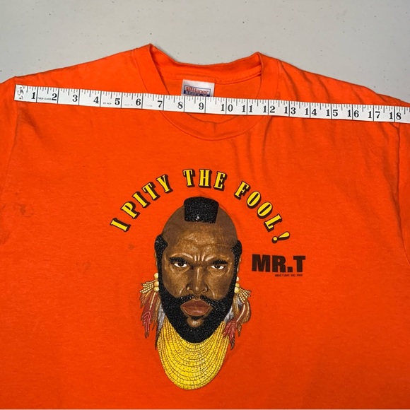 Vintage 2000 Mr. T I Pity The Fool! T-Shirt - Picture 7 of 7